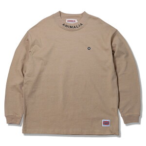 �y ANIMALIA / HEAVY Oz. L/S MOCK NECK / KHAKI �z �A�j�}���A ���� �����O T�V���c ����T �w�r�[�I���X ���� ���b�N�l�b�N �J�[�L �x�[�W���u�����h����T �u�����h�����Yt�V���c ���� ����t�u�����h ����