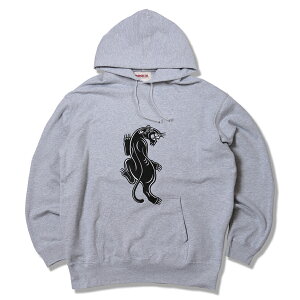 �y ANIMALIA / HOODIE - Panther - / GRAY �z �A�j�}���A �p�[�J�[ �X�E�F�b�g �t�[�f�B ���p�C�� �O���[ �D�F�@��������