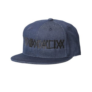 �y ANIMALIA / SNAPBACK CAP / INDIGO DENIM × BLACK �z �A�j�}���A�@�L���b�v�@�t���b�g �X�i�b�v�o�b�N �C���f�B�S�@�f�j���@��������