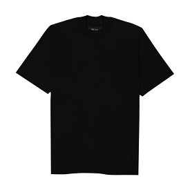 【 MN+LA OVERSIZED TEE / ANTHRACITE BLACK 】 エムエヌエルエー 半袖Tシャツ Tシャツ ブラック 黒 オーバーサイズ 無地
