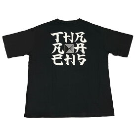 【 THRASHER / SANSKRIT BOX BIG SILHOUETTE S/S TEE / BLACK 】 スラッシャー 半袖Tシャツ ブラック 黒 ビッグシルエット スケートボード