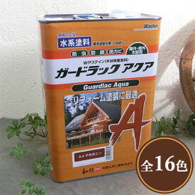 ガードラックアクア　3.5kg（約35平米/1回塗り）　屋内外用/水性/半造膜/塗りつぶし/高耐久/防虫防腐/和信化学