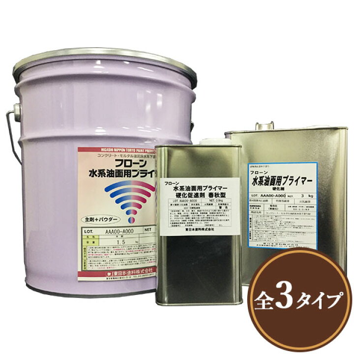 楽天市場】フローン水系油面用プライマー【促進剤付き】 8.4kgセット 