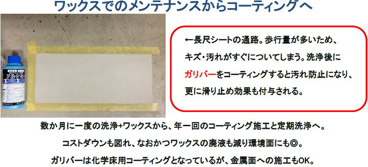 楽天市場】ガリバー(化学床材・壁材用 コーティング剤) 16L 【送料無料 