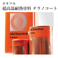オキツモ　超高温耐熱塗料　チラノコート　絶縁タイプ　TYR-EI-100　白　ツヤ消　4kg(耐熱温度600℃)　耐…