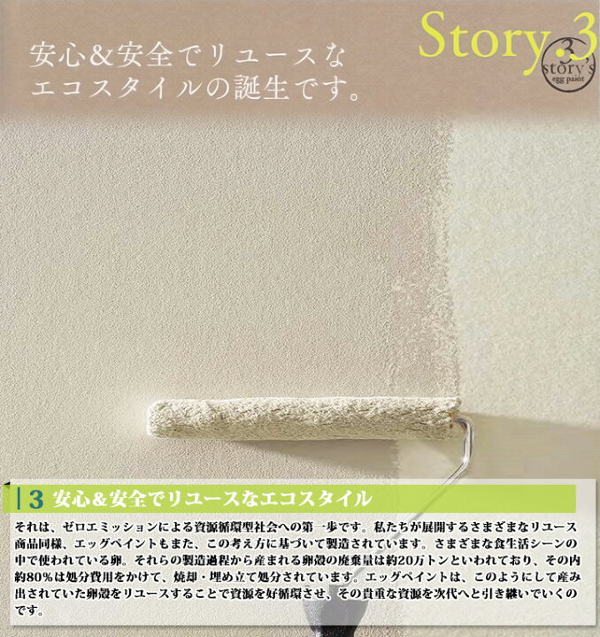 楽天市場】エッグペイント 18kg(約45平米/2回塗り) 日本エムテクス 