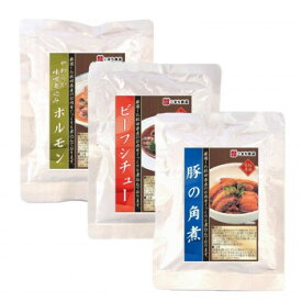 こまち食品 秋田県産お肉の総菜3種 計3袋セット 【代引き・同梱不可】