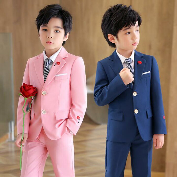 楽天市場】【送料無料】男の子スーツ 七五三 子供スーツ 4点セット 