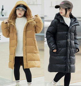 【送料無料】子供服 ダウンコート 可愛い キッズコート ロング 中綿 厚手 通園 通学 ダウンジャケット 防風 暖かい キッズダウンコート 中綿コート 防寒コート アウター フード付き ジュニ