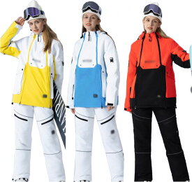 【新品セール】レディース スキーウェア スノボ ウェア スノボーウェア 上下セット ジャケット パンツ 可愛い ペアスノーウェア 激安 スノーボード スキー 登山 雪遊び メンズスノボウェア スノーボードウェア 男女兼用 暖かい お揃い 韓国風 ボードウェア 大きいサイズ