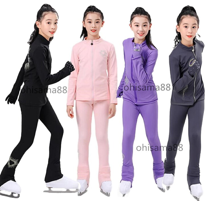 フィギュアスケート衣装 アイスダンス衣装 レオタード ワンピース 子供  