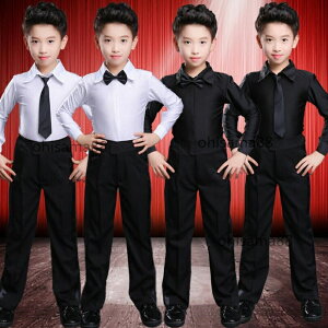 【送料無料】ラテンダンス衣装 トップス ダンス 発表会 演出服 ダンス服 男の子 練習着 社交ダンス衣装 長袖 キッズ用 試合 チャチャ 上下セット ラテンダンス 子供 ラテンダンスウエア 競