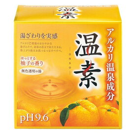 【医薬部外品】《アース製薬》 温素 柚子の香り 30g×15包 (薬用入浴剤)