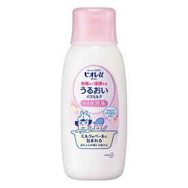 《花王》 ビオレu 角層まで浸透する うるおいバスミルク ほのかでパウダリーな香り　600ml(約15回分) 返品キャンセル不可