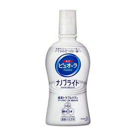 《花王》 薬用ピュオーラ ナノブライト 液体ハミガキ 400ml 【医薬部外品】 返品キャンセル不可