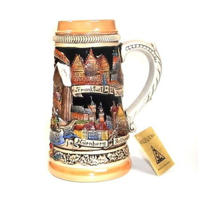 楽天市場】ZB ドイツビアジョッキ 500ml ミュンヘン他8都市& X