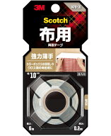 3M（スリーエム）布用両面テープ　強力薄手　KFB-10　10mm×6m