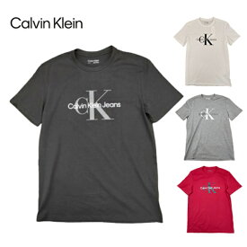 カルバンクライン ジーンズ クルーネック Tシャツ 40DC813 CALVIN KLEIN JEANS ブラック ホワイト ブルー レッド CK ロゴ メンズ レディース 男女兼用