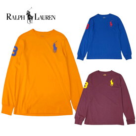ポロ ラルフローレン POLO RALPH LAUREN ビックポニー ロング Tシャツ ボーイズライン 323770183 小さめサイズ 長袖 男女兼用 ユニセックス