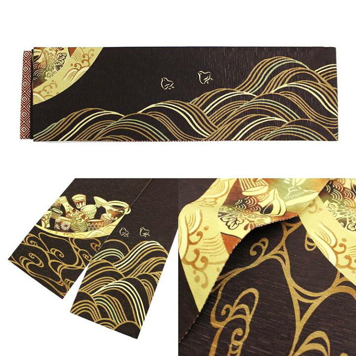 22110円 格安新品 半幅帯 正絹 日本製 WAKKA ワッカ 月見て一杯 22110円 格安新品 半幅帯 正絹 日本製 WAKKA ワッカ 月見て一杯