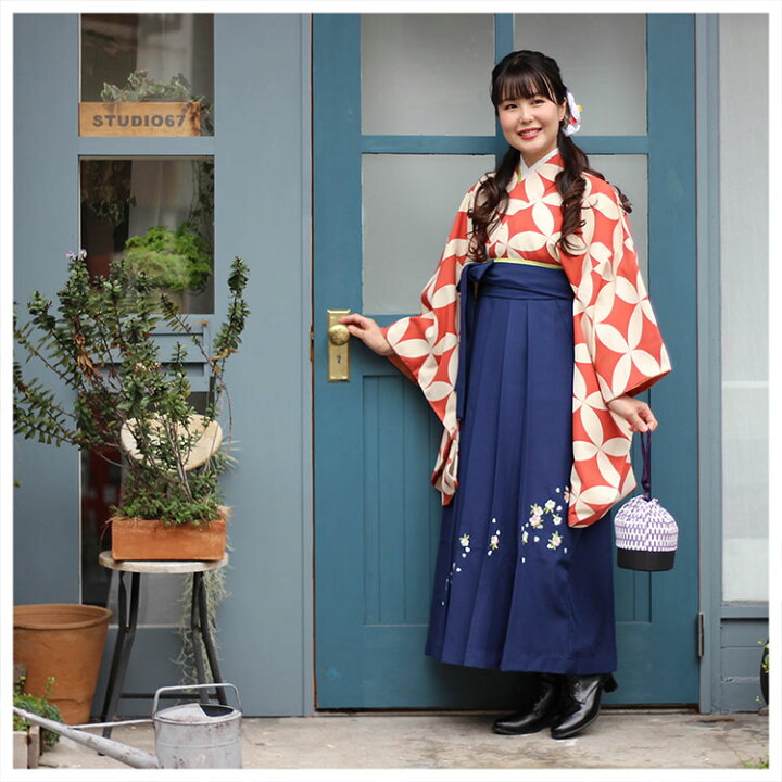 楽天市場】袴 刺繍袴 単品 レディース 卒業式 袴 桜 椿 刺繍入り 全5色 