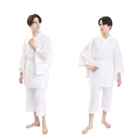 【15日24h限定！全品P10倍】肌着セット メンズ 半襦袢 すててこ 男 男性用 半無双袖 ステテコ 半衿 洗える 和装肌着 セット （M/L/LL） 紺 白 春 秋冬 着物 きもの キモノ 紳士 襦袢 じゅばん 半襦袢