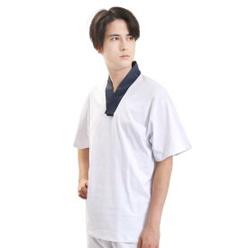 紳士 襦袢 Tシャツ 半襦袢 男 メンズ 洗える Tシャツ 半襦袢 全3色 S / M / L / LL ( XL ) サイズ 白 ホワイト 灰 グレー 紺 ネイビー 肌着 インナー 和装 下着 着物 きもの キモノ 浴衣 襦袢 半衿 【メール便可/B】