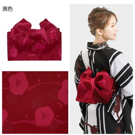 【最大10%クーポン&P10倍】【10秒で簡単着付け】 浴衣帯 作り帯 ワンタッチ レディース 帯 女性 簡単 着付け リボン ピンク イエロー パープル ブルー レッド ホワイト ネイビー ベージュ 帯 つくり帯 浴衣 ゆか