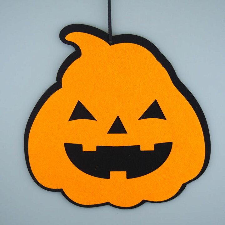 市場 パステルハロウィンフェルトガーランド かわいい Sサイズ 卓上 雑貨 飾り付け おしゃれ 玄関 装飾 ドア 飾り ハロウィーン パンプキン 店舗装飾