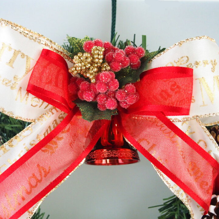 楽天市場】☆早割10％OFFクーポンマラソン期間限定☆ クリスマスリース 