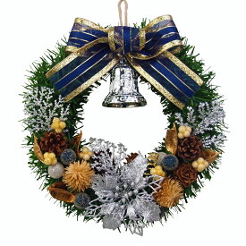 楽天市場 クリスマスリース ブルーの通販
