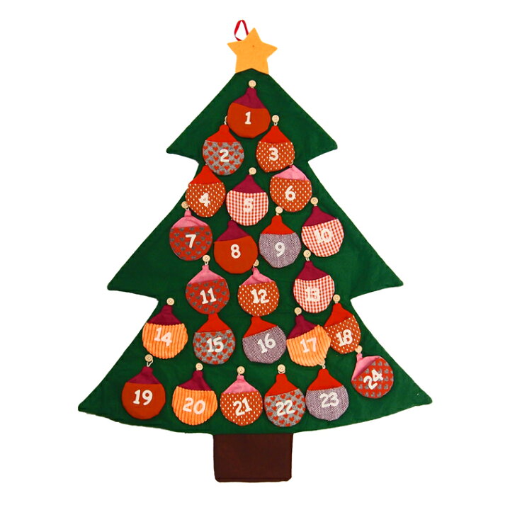 楽天市場 特大フェルトクリスマスツリーアドベントカレンダーハンギング クリスマス おしゃれ かわいい 北欧 フェルト 温かい 卓上 テーブル 飾り 装飾 壁掛け 壁 小物 雑貨 インテリア デコレーション パーティー 癒し系 クリスマス B1 クリスマス専門店 Kobe Craft