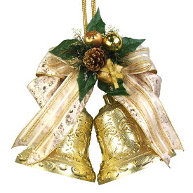 【楽天イーグルス感謝祭 当店最大P15倍】クリスマスベル30cmゴールド ベルハンガー オーナメント 大きい 玄関 北欧 ナチュラル 金 ゴージャス 部屋 ドア 手作り 上品 豪華 高級 装飾 飾り 壁掛け 雑貨 花 造花 鐘 インテリア クリスマスベル 国内生産