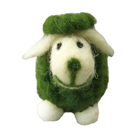 【マラソン限定★最大2000円OFFクーポンあり】ウールミニシープ ピンク クリスマス おしゃれ かわいい 北欧 羊毛 温かい 卓上 テーブル 飾り 装飾 置物 小物 小さい ミニ 雑貨 羊 ふわふわ もこもこ インテリア デコレーション クリスマス