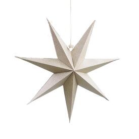 折り畳み式ペーパースタークリスマスハンギングMサイズ シャンパンゴールド クリスマスオーナメント オーナメント 北欧 アンティーク インテリア おしゃれ かわいい 収納ラクラク 小物 雑貨 飾り付け 飾り