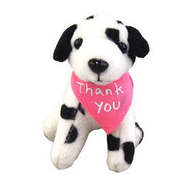【スーパーSALE半額】ファブリックダルメシアン thankyou ドッグ 犬 アニマル ペット ハンドメイド DIY 工作 パーツ アレンジメント 資材 手作り アレンジ 素材 いぬ ドッグ わんちゃん