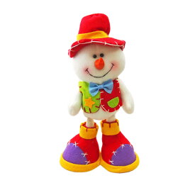 【マラソン限定★最大2000円OFFクーポンあり】ファブリッククリスマススタンド サンタクロース トナカイ カラフル クリスマス おしゃれ かわいい 北欧 温かい 卓上 テーブル 飾り 装飾 置物 小物 雑貨 トナカイ パステル インテリア デコレーション