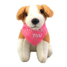 【スーパーSALE限定！最大2000円OFFクーポンあり】ファブリックポチ thankyou ドッグ 犬 アニマル ペット ハンドメイド DIY 工作 パーツ アレンジメント 資材 手作り アレンジ 素材 いぬ ドッグ わんちゃん