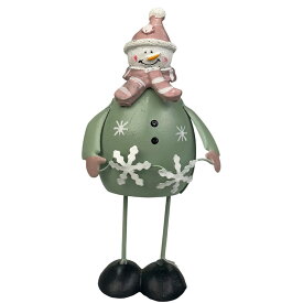 ゆらゆらメタルスノーマンスタンド クリスマス アンティーク おしゃれ かわいい 北欧 卓上 飾り 装飾 置物 小物 雑貨 デコレーション パーティー 癒し系 クリスマスグッズ プレゼント 飾り付け プレゼント