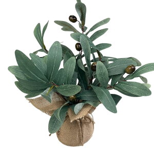 オリーブミニツリー 観葉植物 木 室内 小さい フェイク 造花 装飾 ガーデニング 素材 クリスマス 冬 玄関 記念日 店内 玄関 上品 おしゃれ 卓上 雑貨 フェイクグリーン インテリア 木 通年 オ