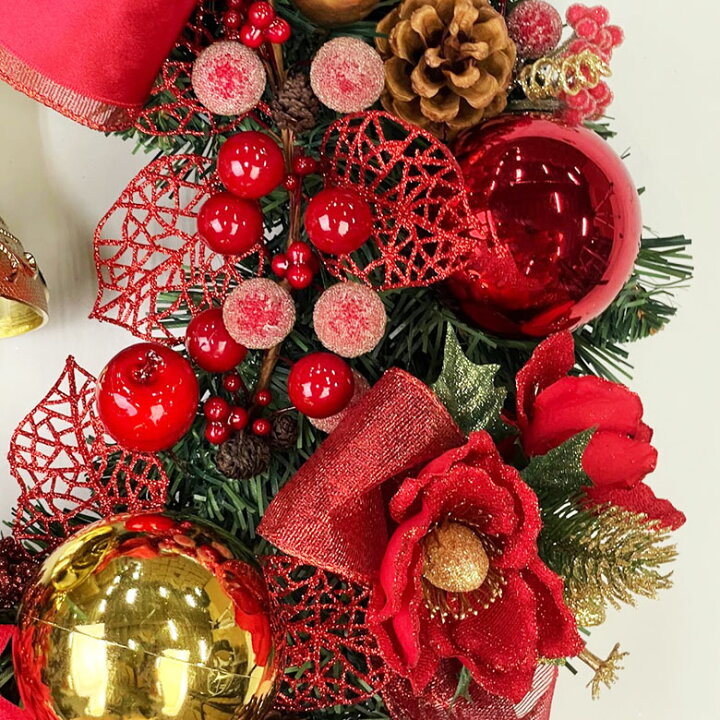 楽天市場】☆早割10％OFFクーポンマラソン期間限定☆ クリスマスリース 