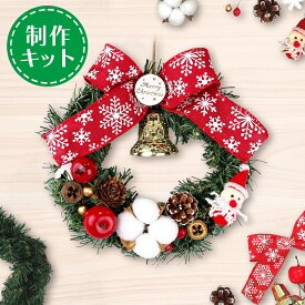 クリスマスリース 手作りキット DIY 北欧 簡単 子ども おしゃれ かわいい 玄関 クリスマス イベント パーティ 大量 飾り付け 装飾 材料 林檎 素材 インテリア 雑貨 子供 ハンドメイド リース 工作 手作り イベント 赤