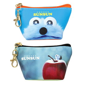 【マラソン限定最大2000円OFFクーポンあり】三角ドアップミニポーチ パペットスンスン スンスン すんすん 化粧ポーチ 鞄 リップ 小物入れ かわいい 小物 持ち運べる 雑貨 小さい おしゃれ プレゼント ギフト 中学生 高校生 ティーズファクトリー