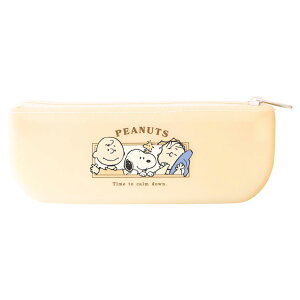 スヌーピー SOFUTO シリコーン ペンポーチ PEANUTS シリコン 軽量 シンプル 筆箱 筆記用具 キャラクター グッズ 文具 推し活 ミニ やわらか かわいい パステルカラー ティーズファクトリー
