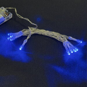 LED10球クリスマスイルミネーションライト ホワイト レッド イエロー ブルー クリスマスツリー 屋内 屋外 防水 電池式 イルミネーション 電飾 パーティー 黄 白 赤 イエロー ホワイト レッド L