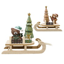 楽天市場】クリスマス そり 木製 置物の通販
