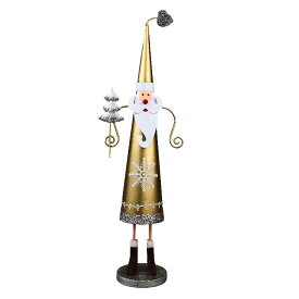 【スーパーSALE 最大2000円OFF】メタルトンガリスタンド サンタ&スノーマン&トナカイ Mサイズ ゴールド クリスマス 北欧 レトロ 卓上 テーブル 飾り 装飾 置物 小物 雑貨 ラメ グリッター 揺れる アンティーク デコレーション インスタ映え