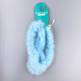 フェザーモール100cm 1m ピンク ブルー ライトブルー オーナメント クリスマスツリー 飾り付け 飾り 装飾 室内 壁掛け 壁飾り 天井飾り パーティーグッズ ハンドメイド ふわふわ モール 人形 手作り