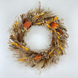 【在庫処分お買い得】フラワーリース 35cm 46cm Lサイズ 3Lサイズ ナチュラルリース ドライフラワー 玄関 ドア 天然素材 自然素材 インテリア お花 大きい 大きめ 乾燥 店舗装飾 お買い得 春