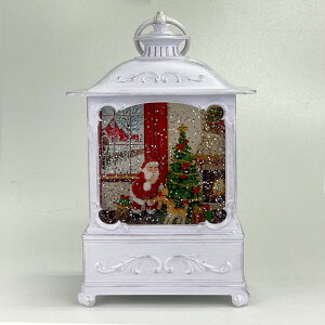 【在庫処分お買い得】LEDウォーターランタン スノーイング 北欧 おしゃれ かわいい リアル 温かい 卓上 テーブル 飾り 装飾 置物 雑貨 LEDライト 電飾 電池式 インテリア ディスプレイ ライト